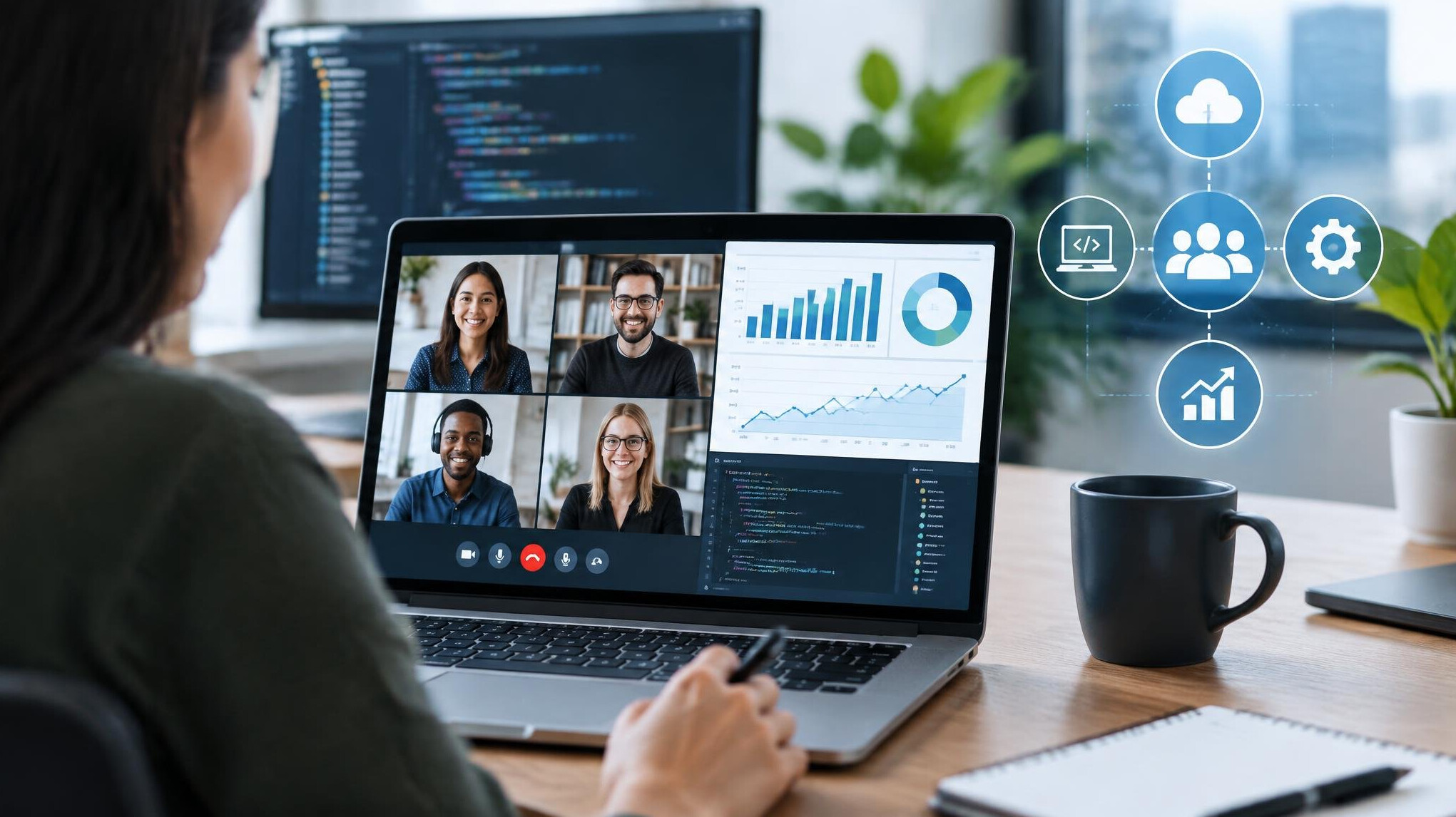 data analysis on screen