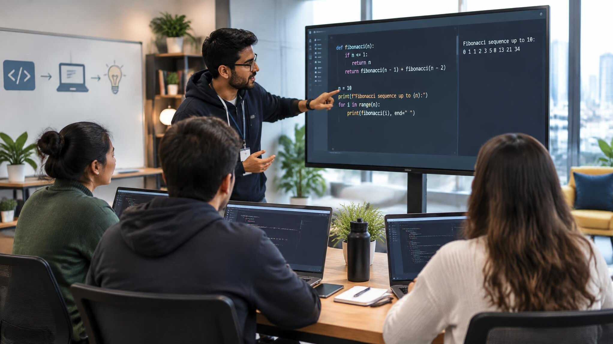 coding tutorial session