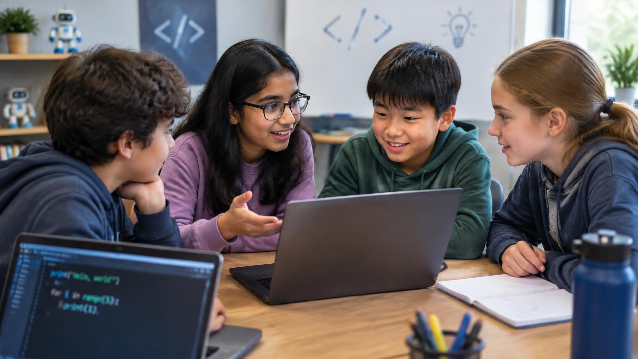 kids in coding club